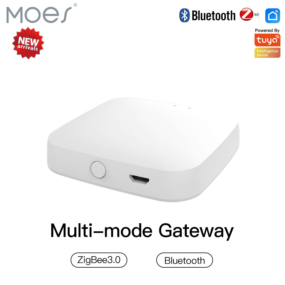 Smart Home Gira - Moes หลายโหมดสมาร์ทเกตเวย์ ZigBee บลูทูธไร้สาย, ฮับตาข่ายทำงานร่วมกับ Tuya