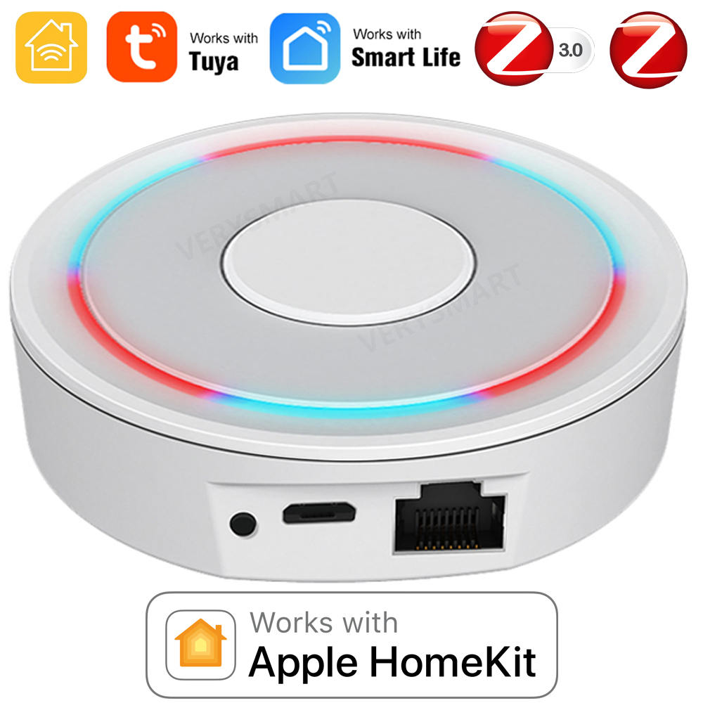 Smart Home Gira - Homekkit ZigBee เกตเวย์ฮับสมาร์ทโฮมบริดจ์ ZigBee แอปการควบคุมระยะไกลทำงานร่วมกับ Apple