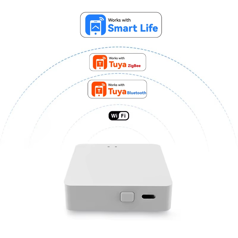 Smart Home Gira - สมาร์ทมัลติโหมด ซิกบี บลูทูธเกตเวย์ฮับไร้สายสมาร์ทโฮมเครื่องใช้ไฟฟ้ารีโมทคอนโทรลบลีกจ์สำหรับทูย่า สมาร์ท ไลฟ์ อเล็กซา