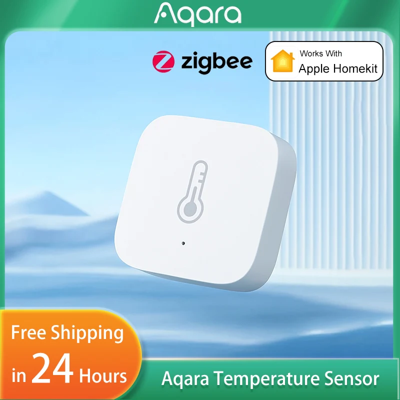 Smart Home Hub Apple - เซ็นเซอร์วัดอุณหภูมิ Aqara Zigbee เซ็นเซอร์วัดคุณภาพอากาศ ความดัน อุณหภูมิ