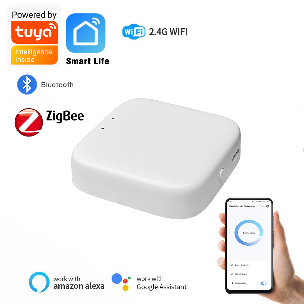 Smart Home Gira - เกตเวย์ Zigbee อุปกรณ์ Tuya บลูทูธ ฮับอัจฉริยะแบบมีสาย