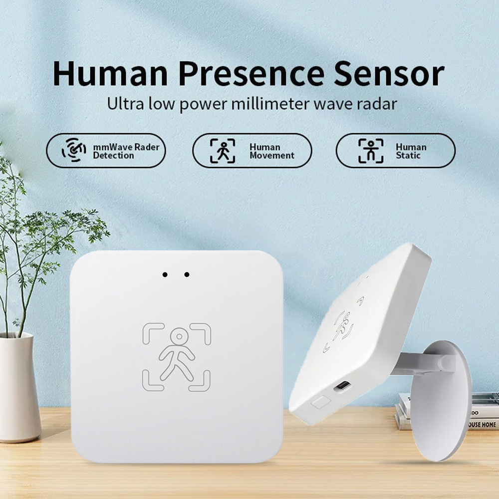 Smart Home Wiser - Tuya Zigbee มนุษย์ Presence เครื่องตรวจจับ Smart
