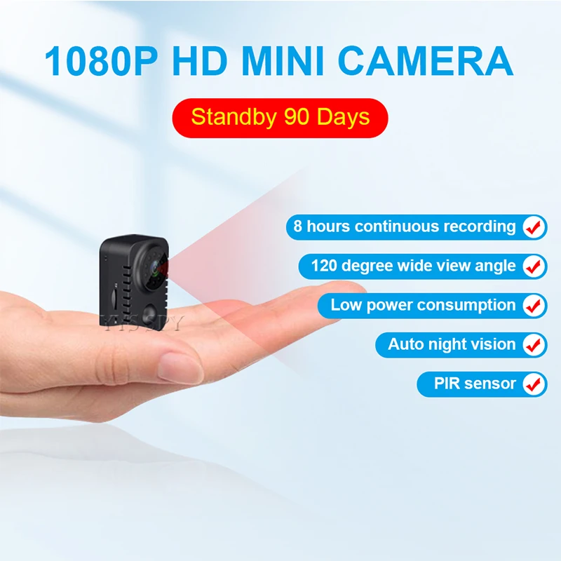 Smart Home Kamera - HD มินิกล้อง Kamera เครื่องบันทึกเสียงดิจิตอล Night Vision