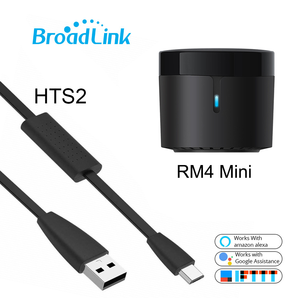 Smart Home Miniature - รีโมทคอนโทรลอัจฉริยะ Broadlink RM4 Mini อินฟราเรดอเนกประสงค์ รองรับเสียงและภาพ
