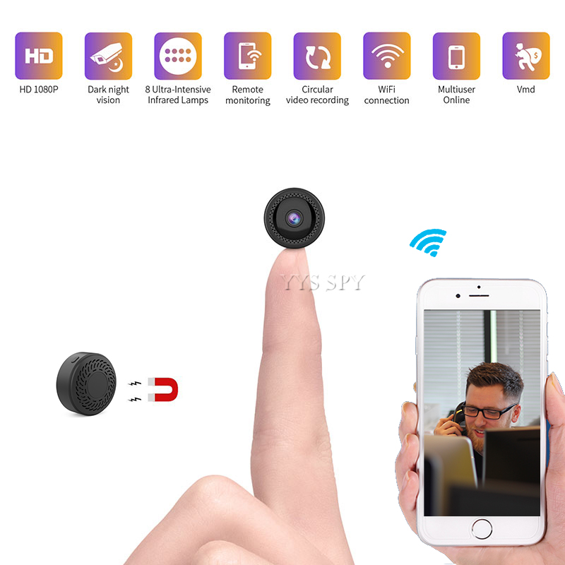 Smart Home Kamera - กล้องวิดีโอขนาดเล็ก HD Wifi ไร้สาย ดิจิตอล กล้อง