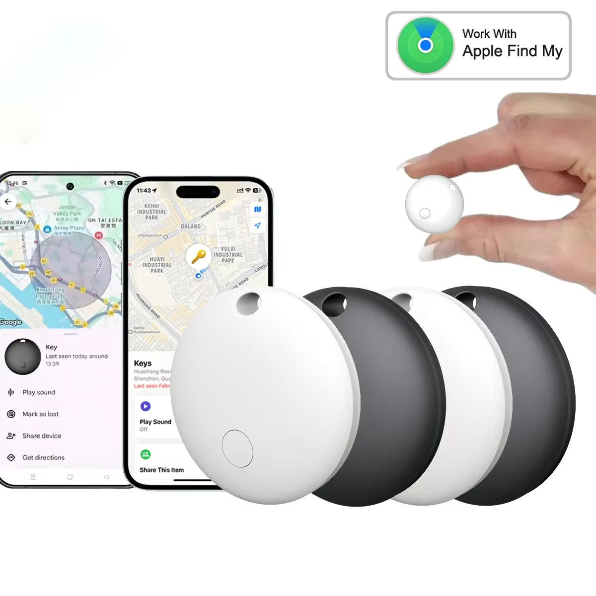 Smart Home Hub Apple - อุปกรณ์ติดตาม GPS ขนาดเล็กสำหรับระบบ iOS ของ Apple,