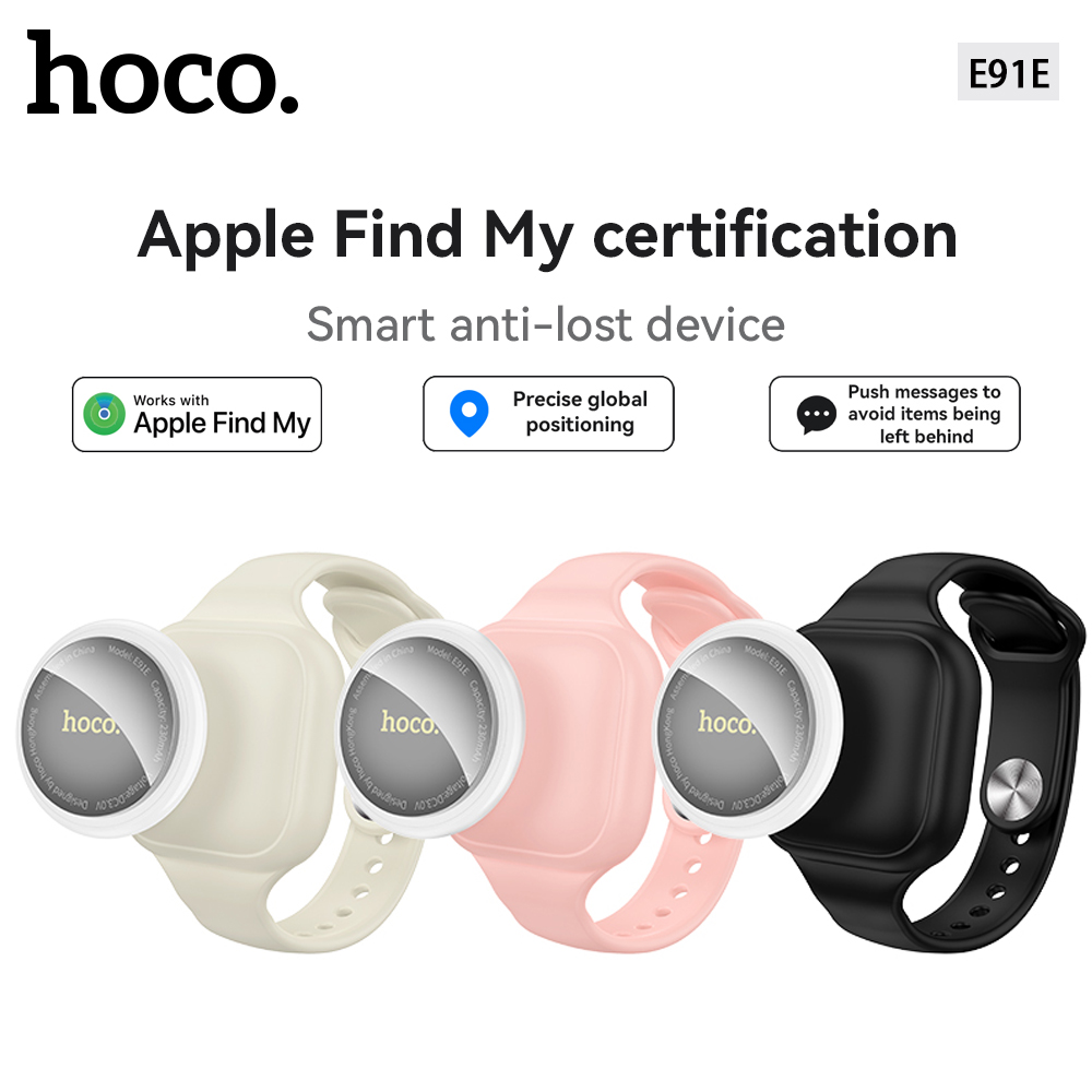 Smart Home Hub Apple - HOCO E91E ตัวติดตาม GPS ขนาดเล็กอัจฉริยะ ใช้งานร่วมกับแอป