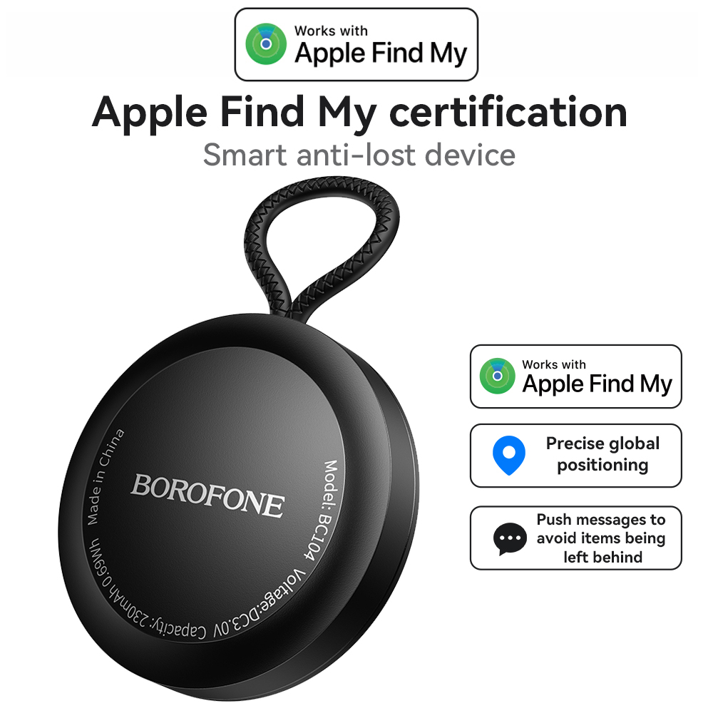Smart Home Hub Apple - BOROFONE BC104 AirTag เครื่องติดตามบลูทูธ ใช้งานร่วมกับ Find