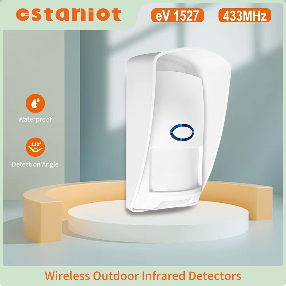 Smart Home Simple - Staniot 433MHz เครื่องตรวจจับการเคลื่อนไหว PIR กลางแจ้งขนาดเล็กสมาร์ทโฮมเครื่องตรวจจับการเคลื่อนไหวร่างกายอินฟราเรดเซ็นเซอร์สัญญาณกันขโมย °