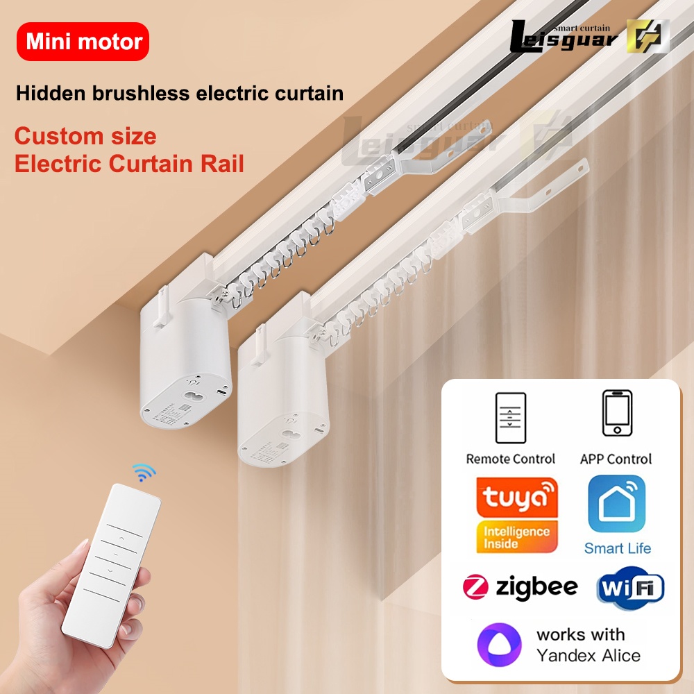 Smart Home Simple - มินิมอเตอร์ Tuya Wifi Alexa Zigbee ระบบม่านไฟฟ้าอัจฉริยะสำหรับบ้านอัจฉริยะ
