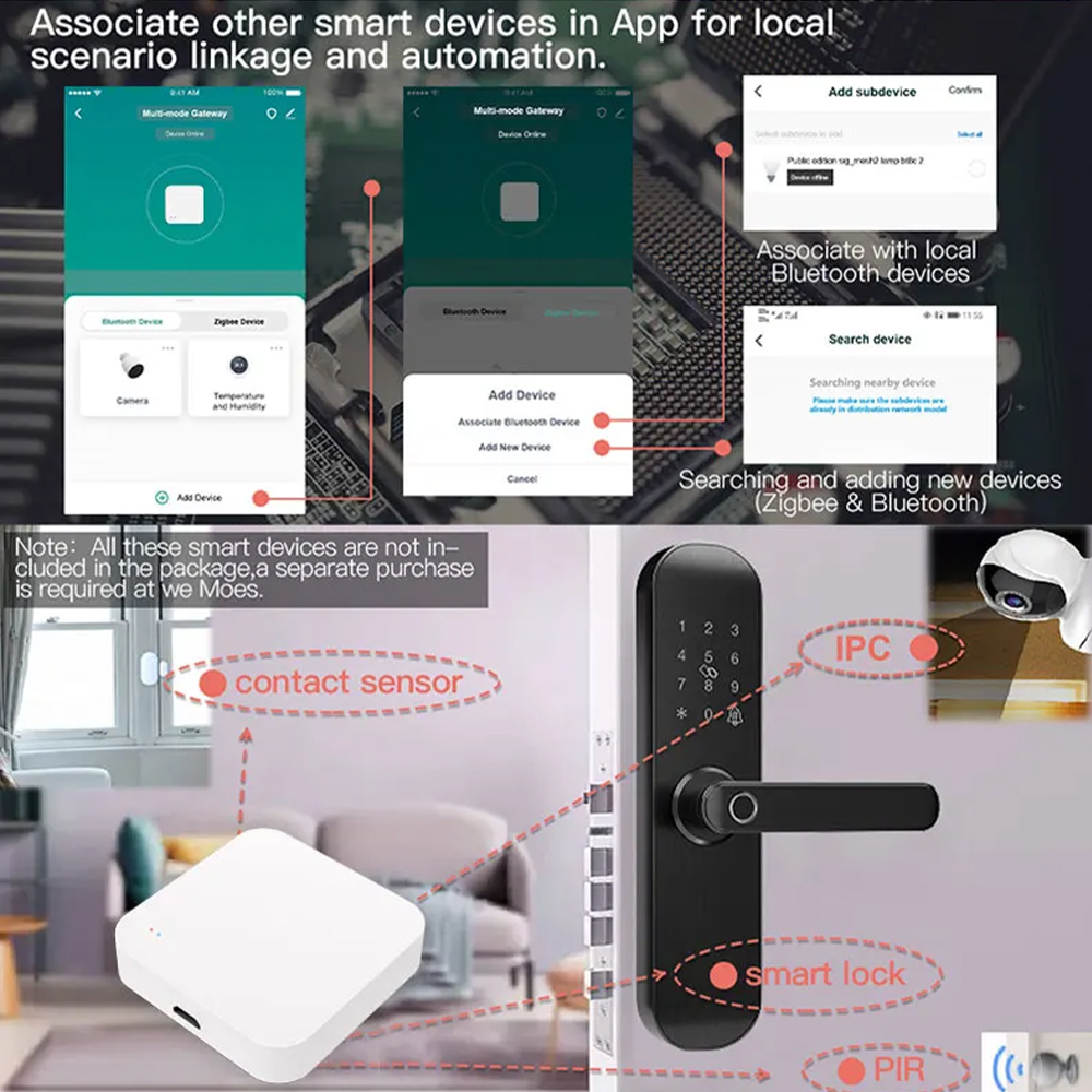 Tuya Zigbee บลูทูธหลายโหมด GAT - Smart Home Gira บทวิจารณ์และราคา
