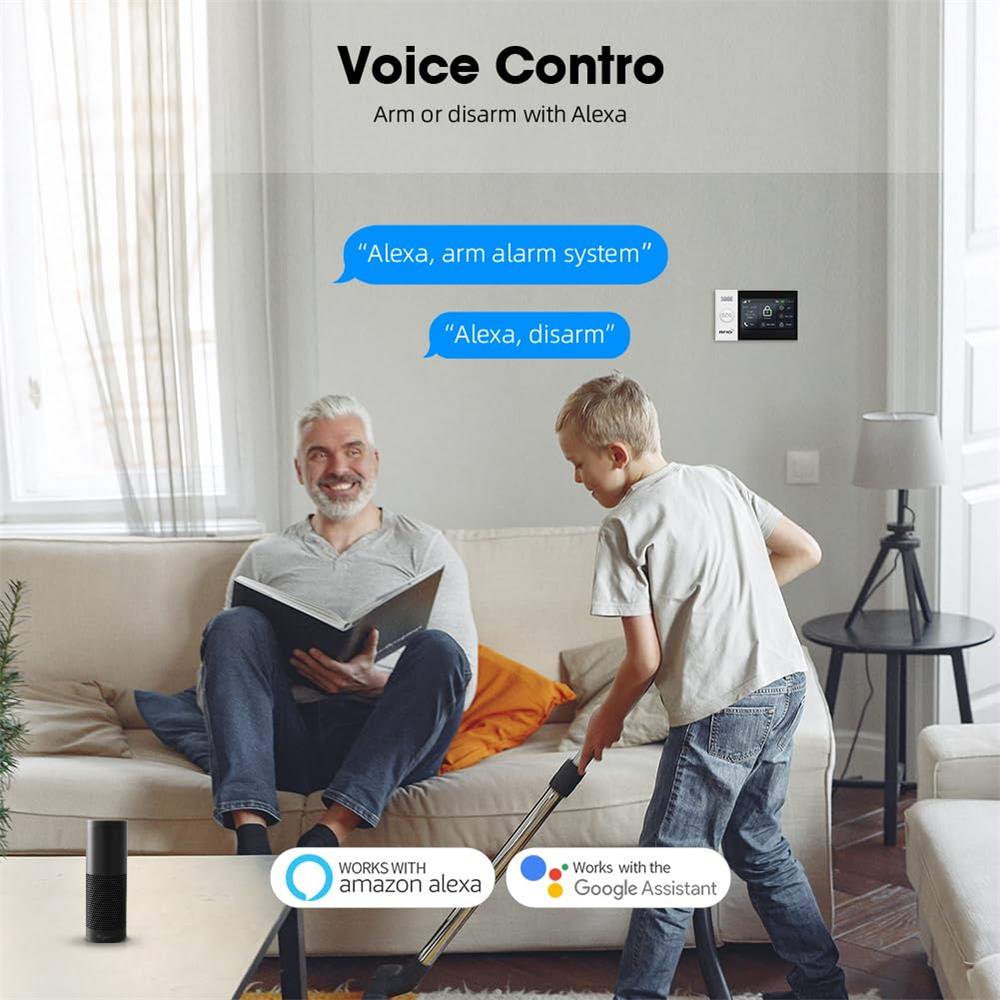 ระบบเตือนภัยอัจฉริยะ 2.4G WIFI - Smart Home Wiser บทวิจารณ์และราคา