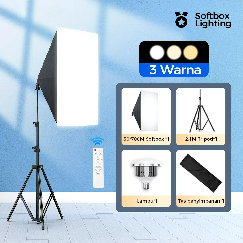 ซอฟต์บ็อกซ์ขนาด 50x70 ซม. พร้อ - Voice Control Light Bulb บทวิจารณ์และราคา