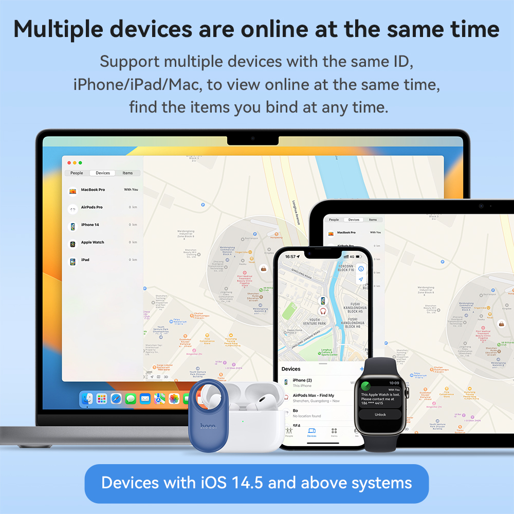 HOCO E94 สำหรับ Apple Find My  - Smart Home Hub Apple บทวิจารณ์และราคา