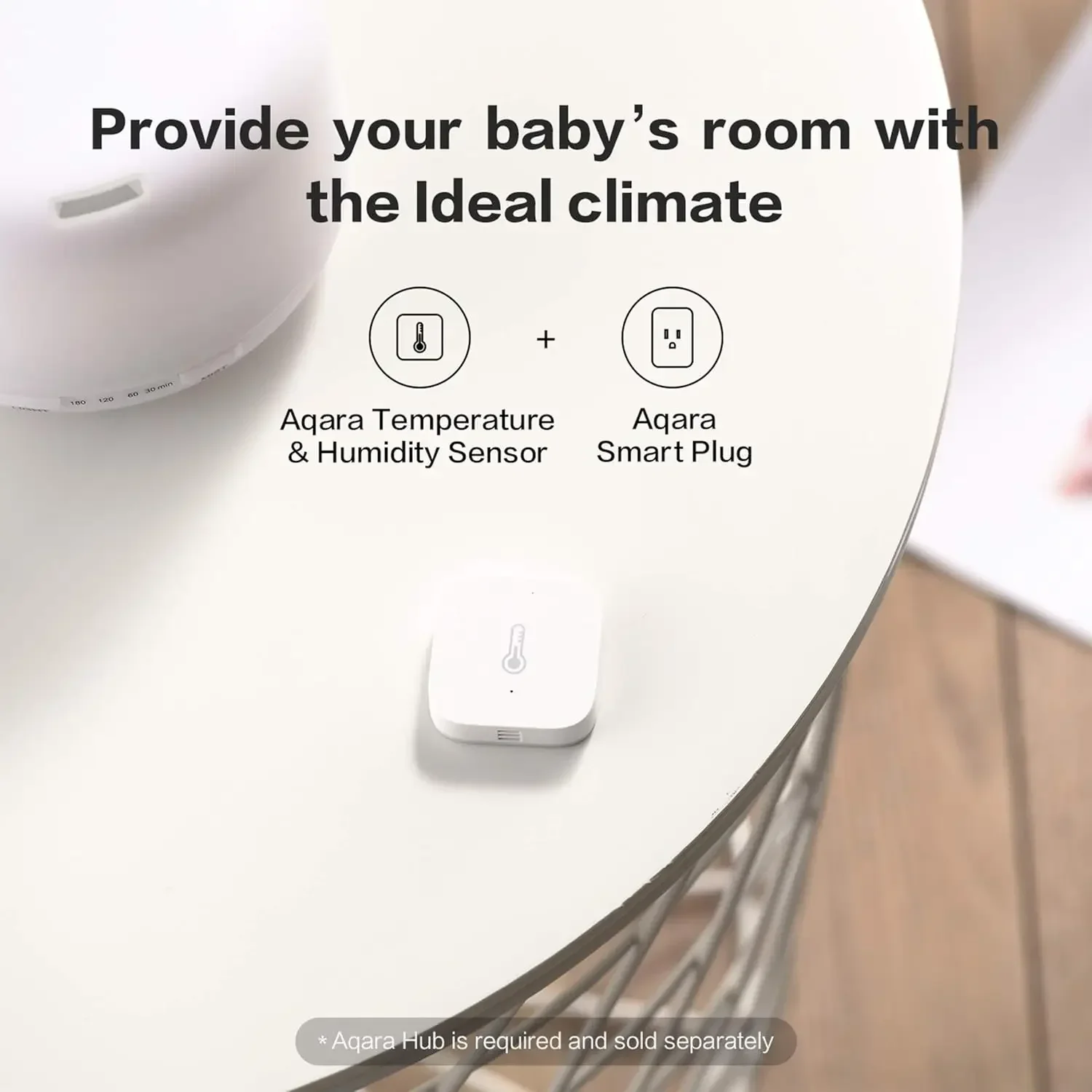เซ็นเซอร์วัดอุณหภูมิ Aqara Zig - Smart Home Hub Apple บทวิจารณ์และราคา