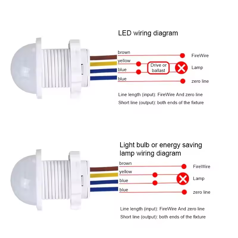 Motion Sensor สวิทช์ไฟ PIR Sen - Voice Control Light Bulb บทวิจารณ์และราคา