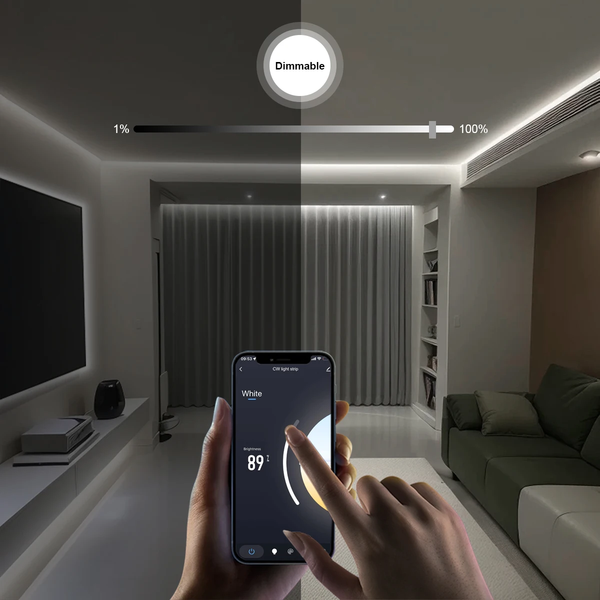 Zigbee 3.0 CCT 2700K-6500K หรี - Smart Home Hub Apple บทวิจารณ์และราคา