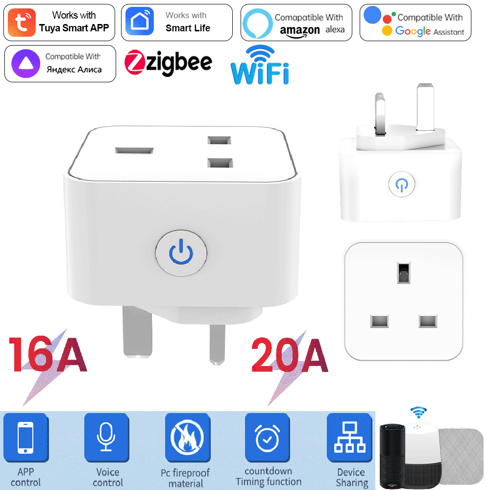 ทูย่า สมาร์ทซ็อกเก็ต 16A/20A อ - Smart Home Wiser บทวิจารณ์และราคา