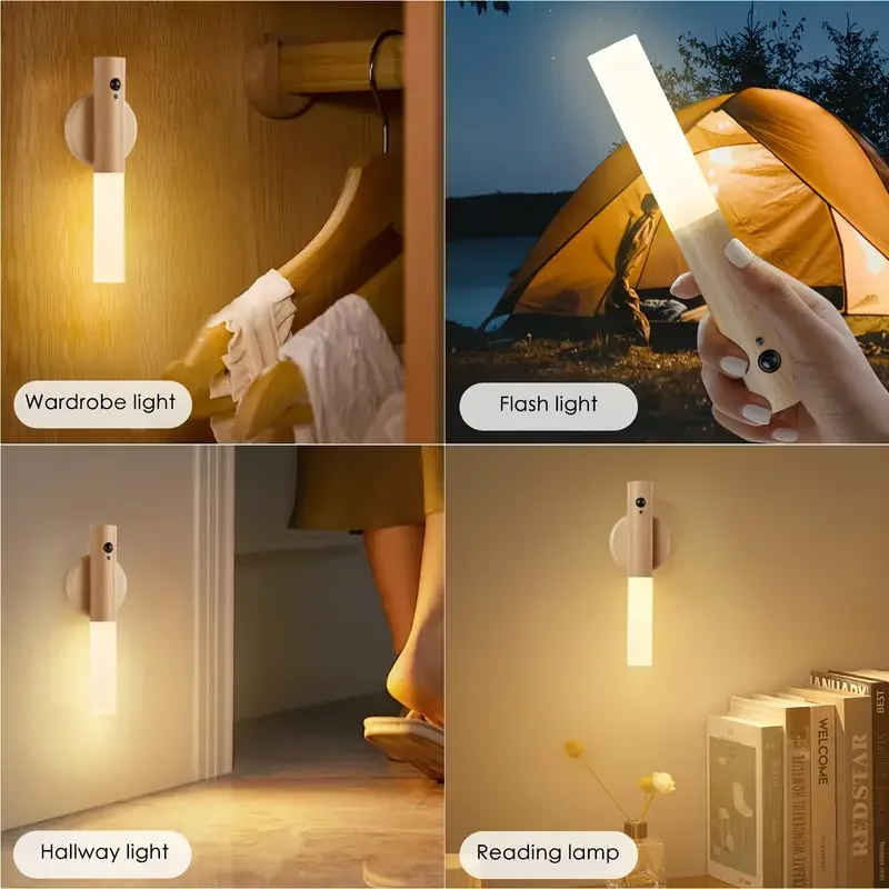 LED โคมไฟติดผนังแม่เหล็กแบบชาร - Voice Control Light Bulb บทวิจารณ์และราคา