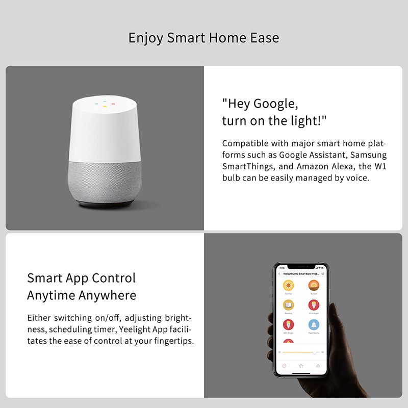 หลอดไฟ LED อัจฉริยะ Yeelight G - Voice Control Light Bulb บทวิจารณ์และราคา