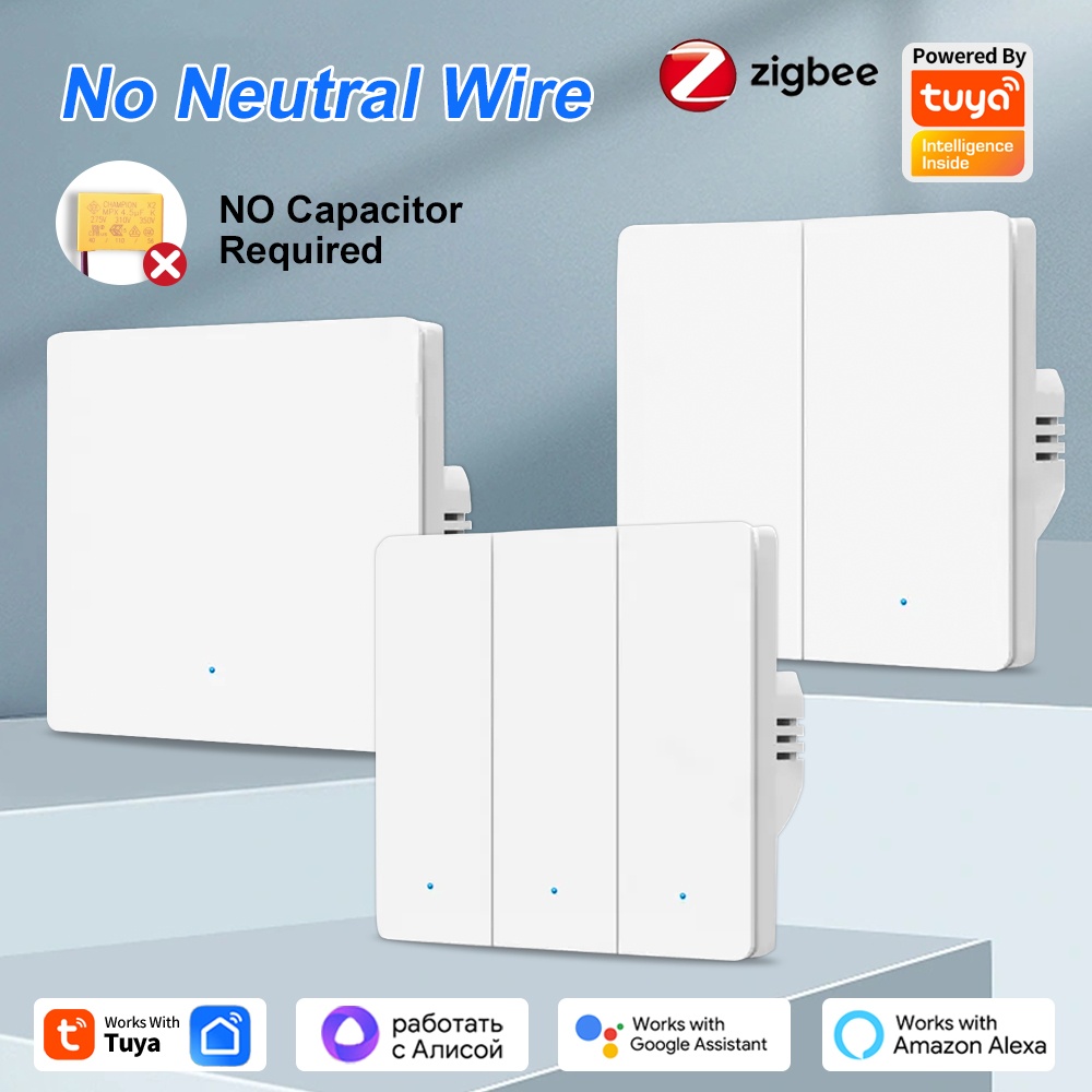 สวิตช์กดแบบ ZigBee Smart Life  - Smart Home Voice Control บทวิจารณ์และราคา