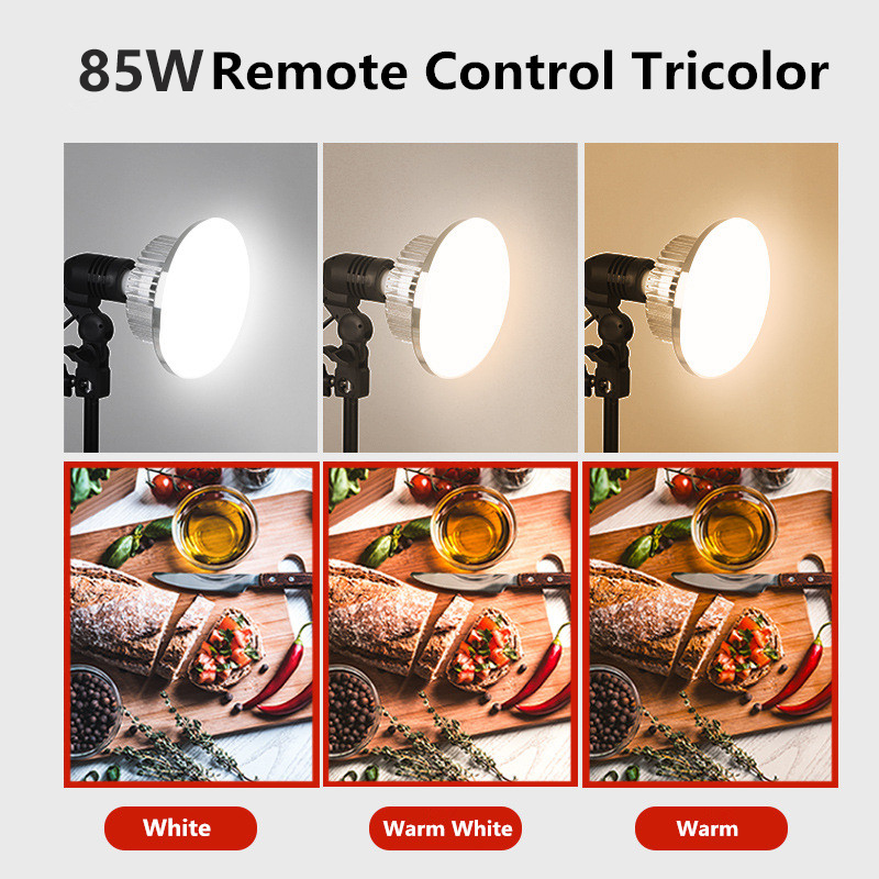85W LED ถ่ายภาพหลอดไฟ E27 ฐานโ - Voice Control Light Bulb บทวิจารณ์และราคา