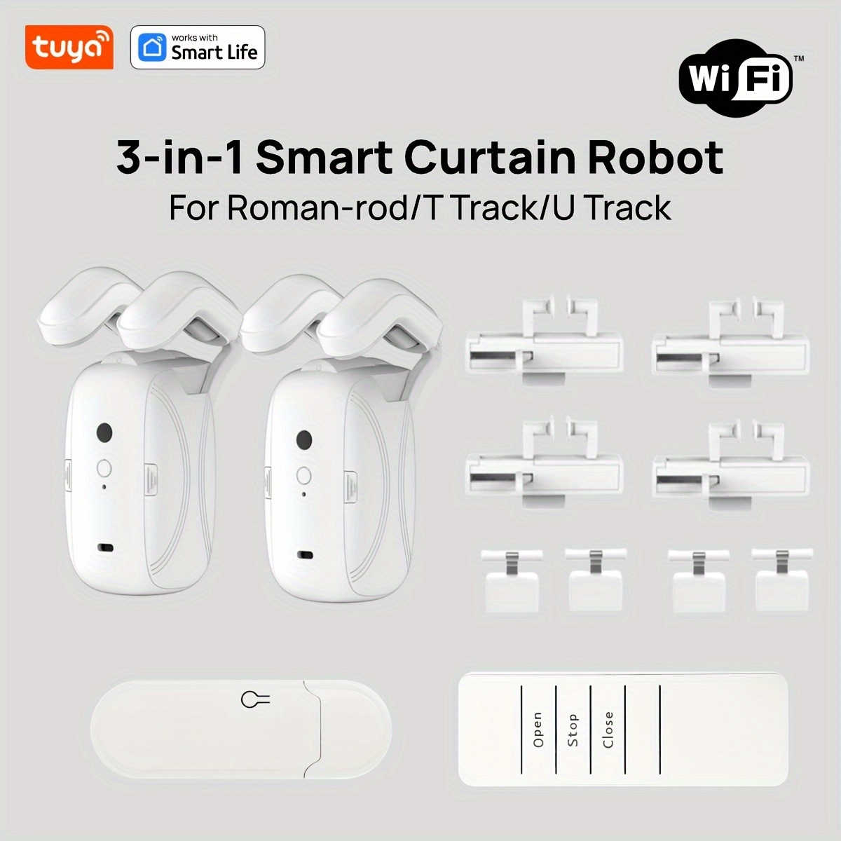 1/2 ชิ้น หุ่นยนต์ม่านอัจฉริยะ  - Smart Home Gira บทวิจารณ์และราคา