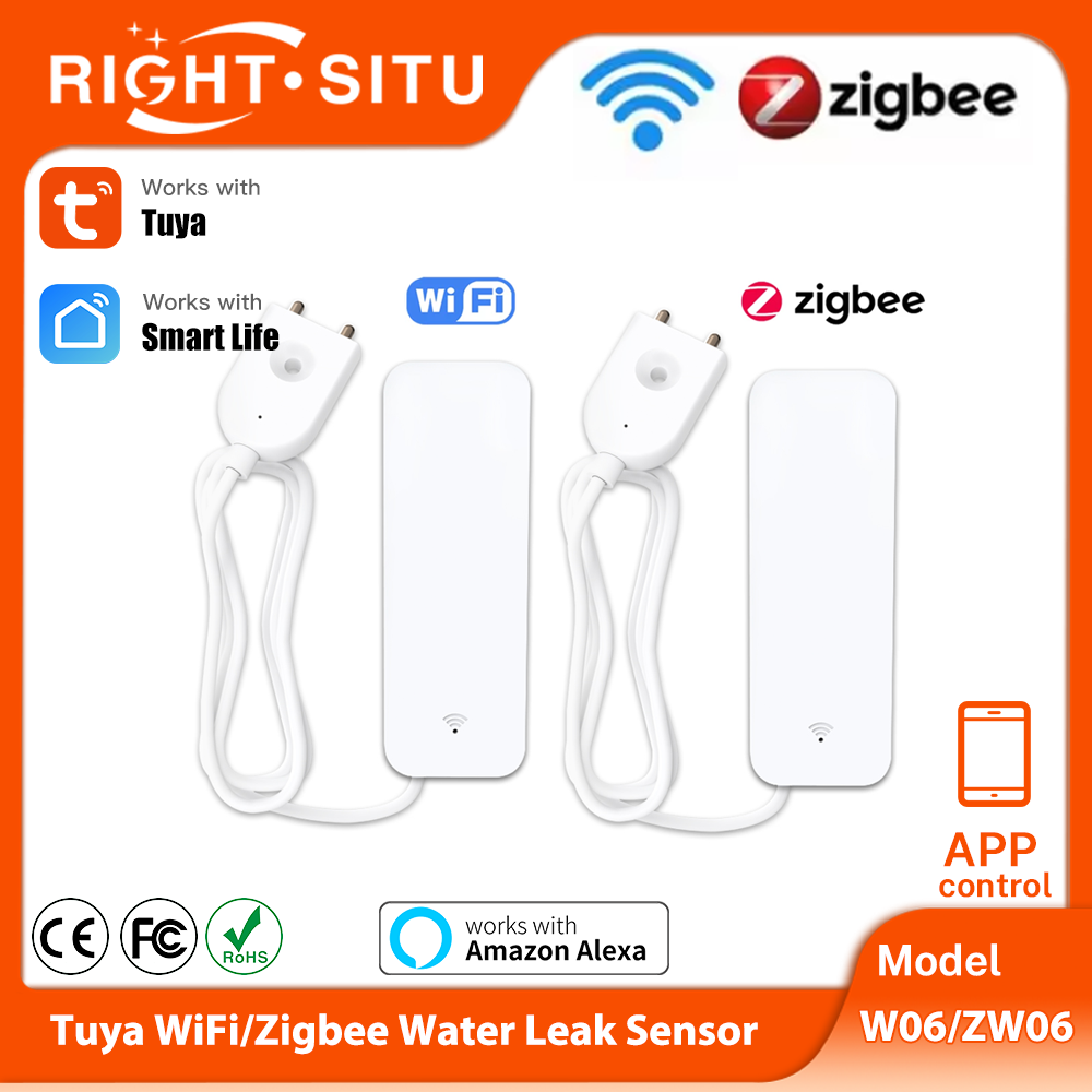เซ็นเซอร์น้ำ Tuya WiFi Zigbee  - Smart Home Network บทวิจารณ์และราคา