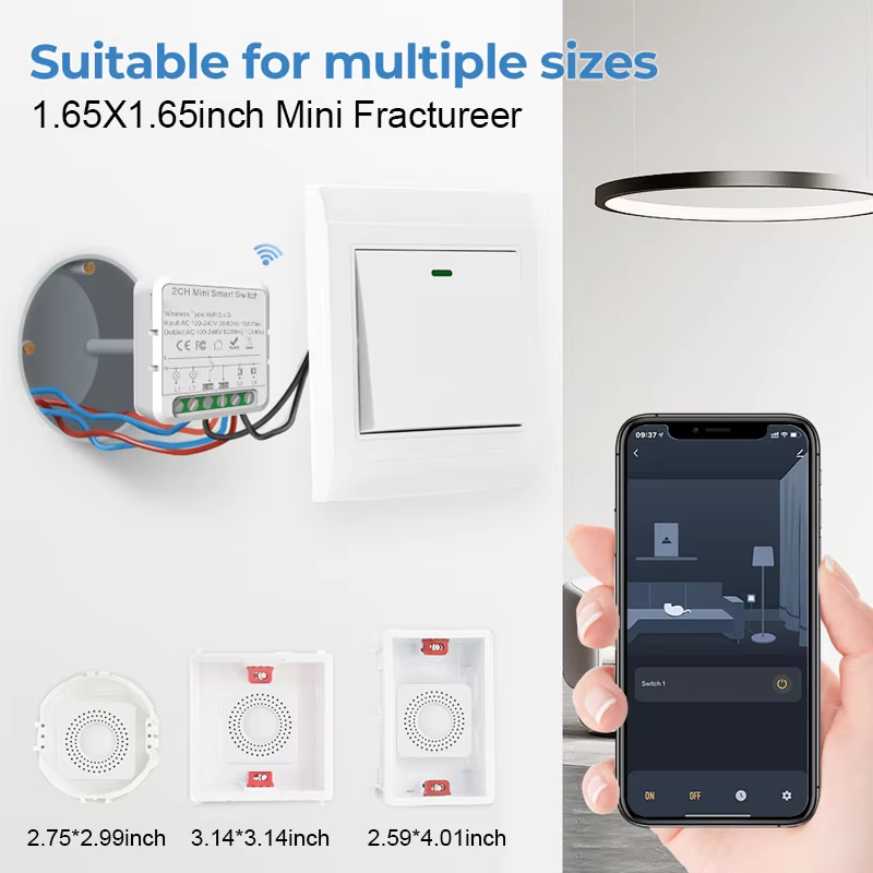 สวิตช์อัจฉริยะขนาดเล็ก Tuya Wi - Smart Home Voice Control บทวิจารณ์และราคา