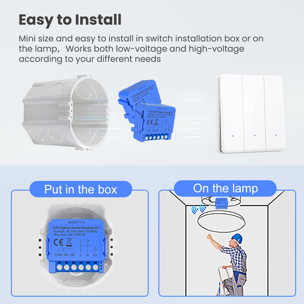 AVATTO WiFi/ZigBee สมาร์ทโมดูล - Smart Home Miniature บทวิจารณ์และราคา