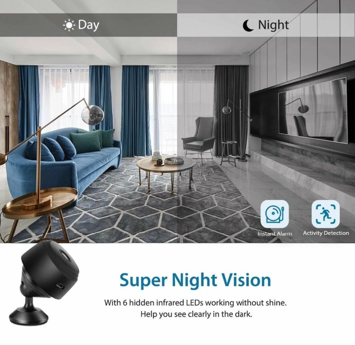 HD 1080P มินิกล้องสมาร์ทไร้สาย - Smart Home Kamera บทวิจารณ์และราคา