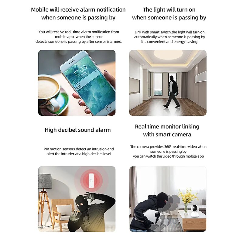 Tuya WiFi Zigbee PIR Motion Se - Smart Home Wiser บทวิจารณ์และราคา