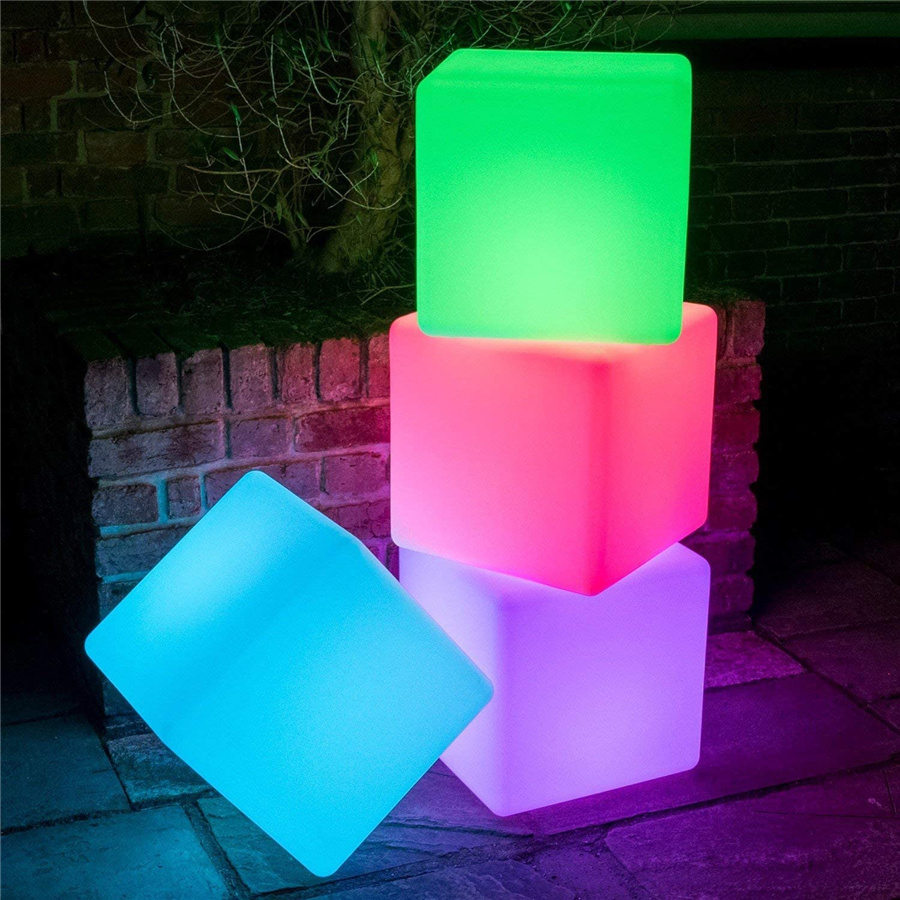 ไฟ LED ลูกบาศก์เรืองแสง 16 สี  - Voice Control Light Bulb บทวิจารณ์และราคา