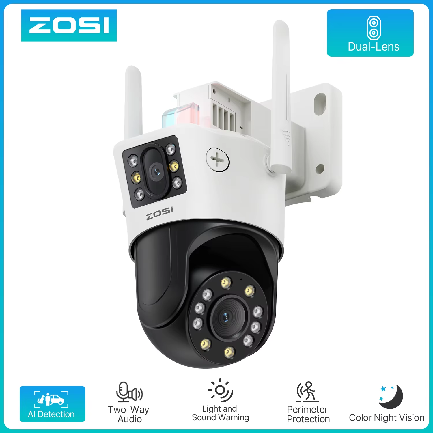 ZOSI C298 Max 4K 8MP Dual-เลนส - Smart Home Imou บทวิจารณ์และราคา