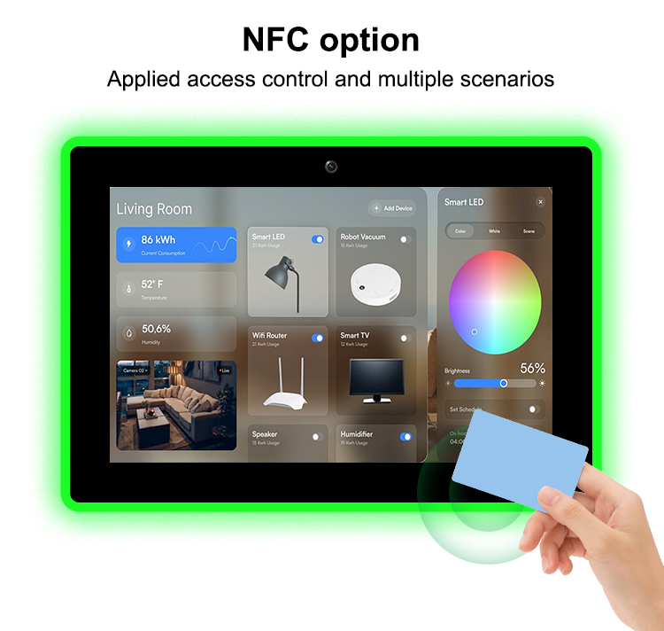 YC-LE101T แท็บเล็ตหน้าจอสัมผัส - Smart Home Voice Control บทวิจารณ์และราคา