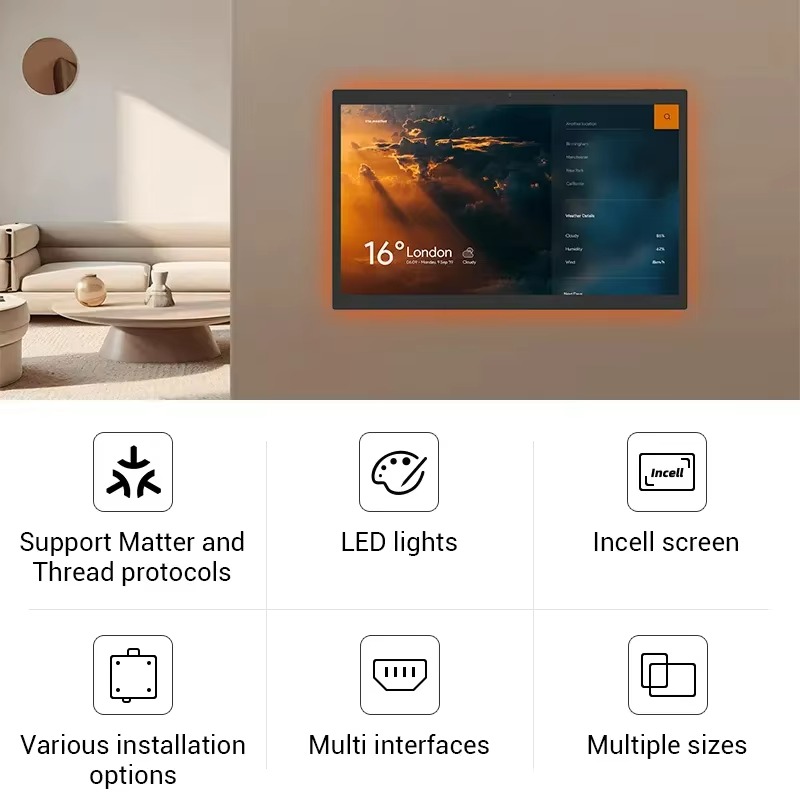 แผงควบคุมบ้านอัจฉริยะระบบแอนดร - Smart Home Voice Control บทวิจารณ์และราคา