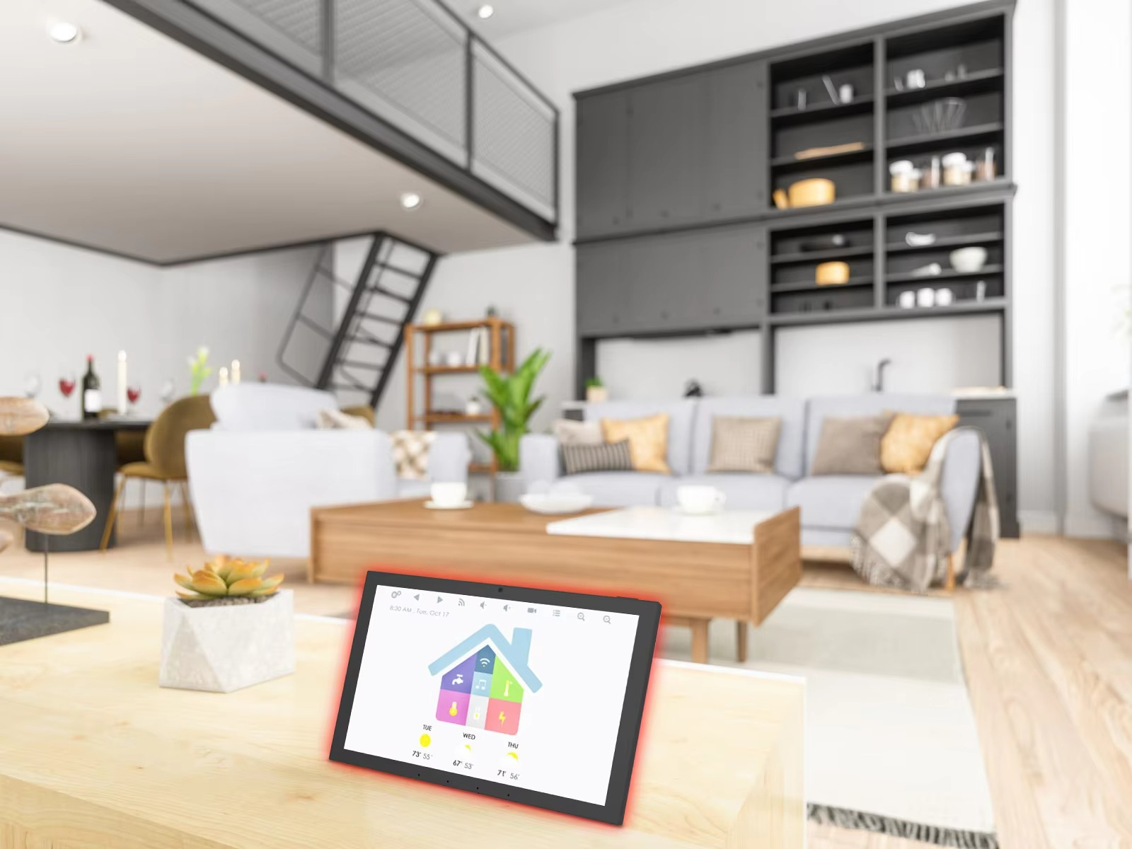 แผงควบคุมบ้านอัจฉริยะระบบแอนดร - Smart Home Voice Control บทวิจารณ์และราคา
